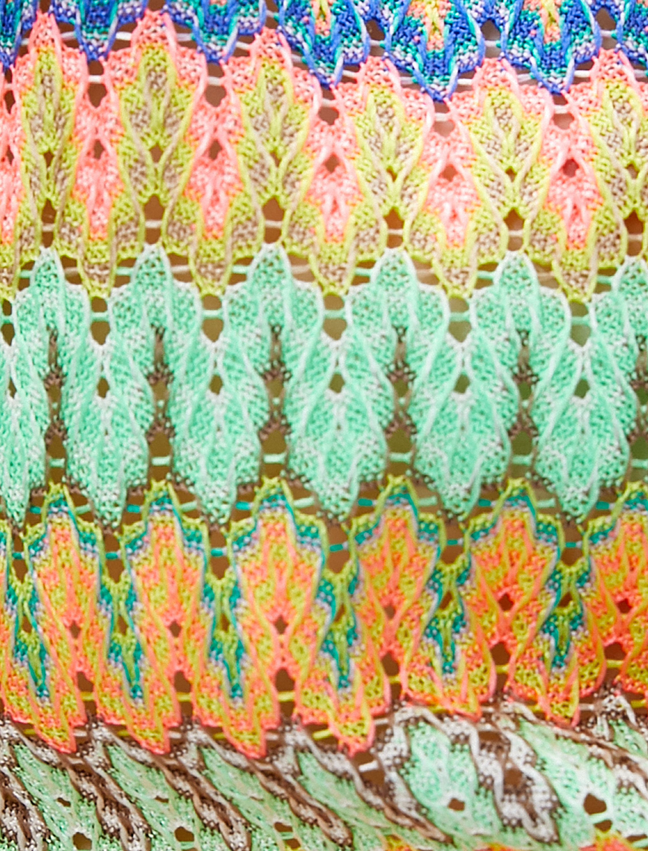   Kroşe Tişört Uzun Kollu Önden Bağlamalı V Yaka