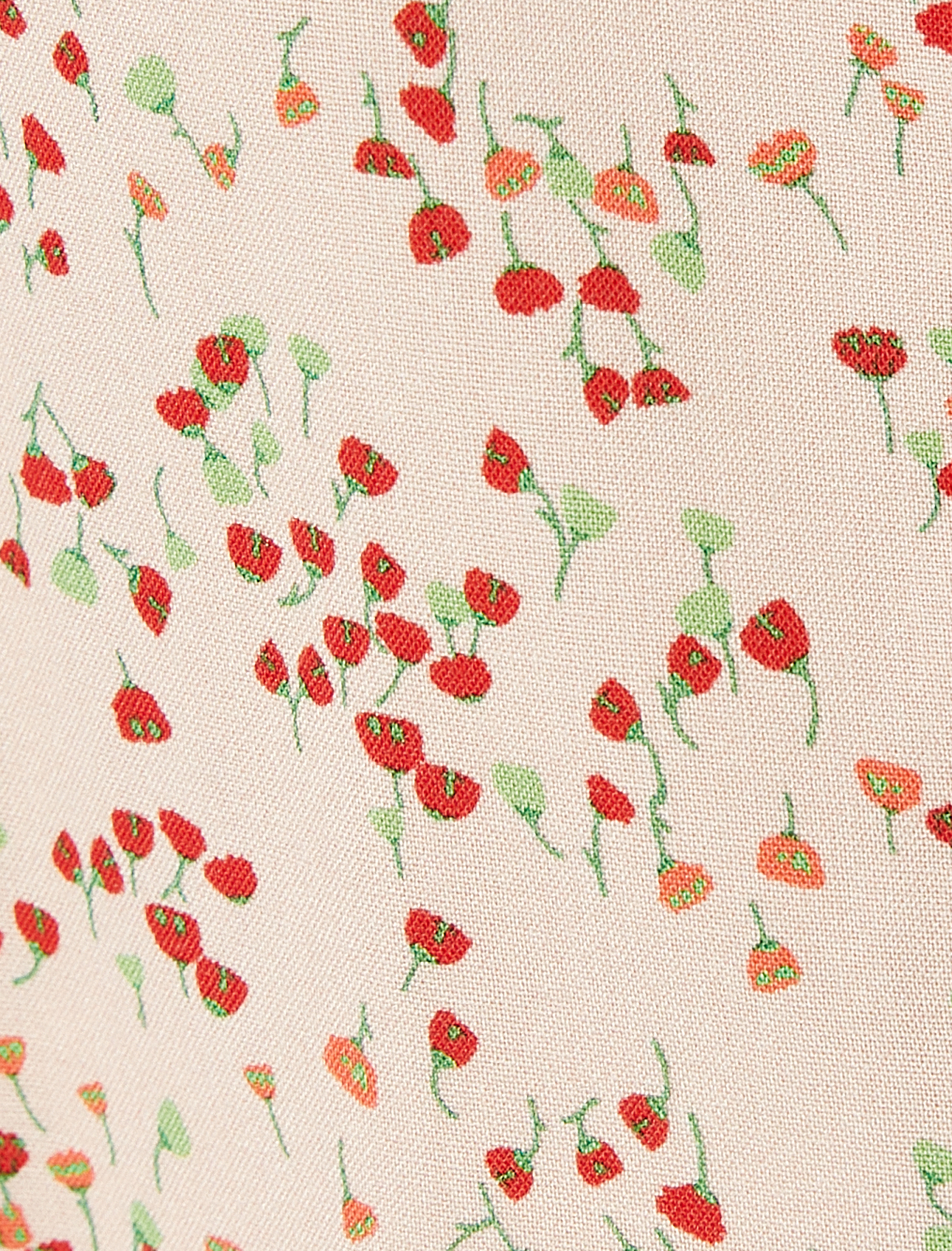   Çiçekli Gömlek Düğmeli Kolsuz Viskon Karışımlı