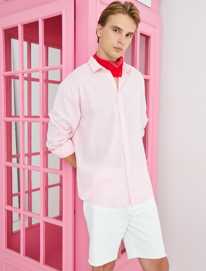  Bermuda Kot Şort Cep Detaylı Düğmeli Paçası Püsküllü