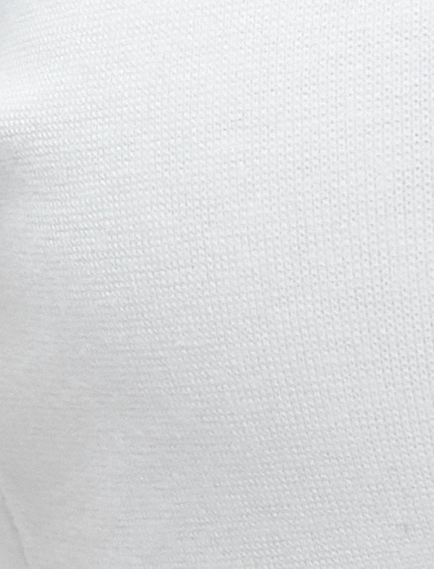   Kolej Baskılı Tişört Bisiklet Yaka Slim Fit Kısa Kollu