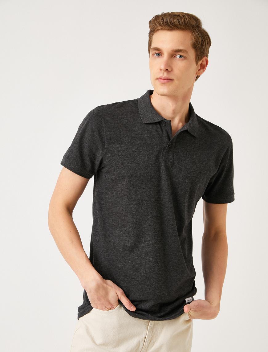   Basic Polo Yaka Tişört