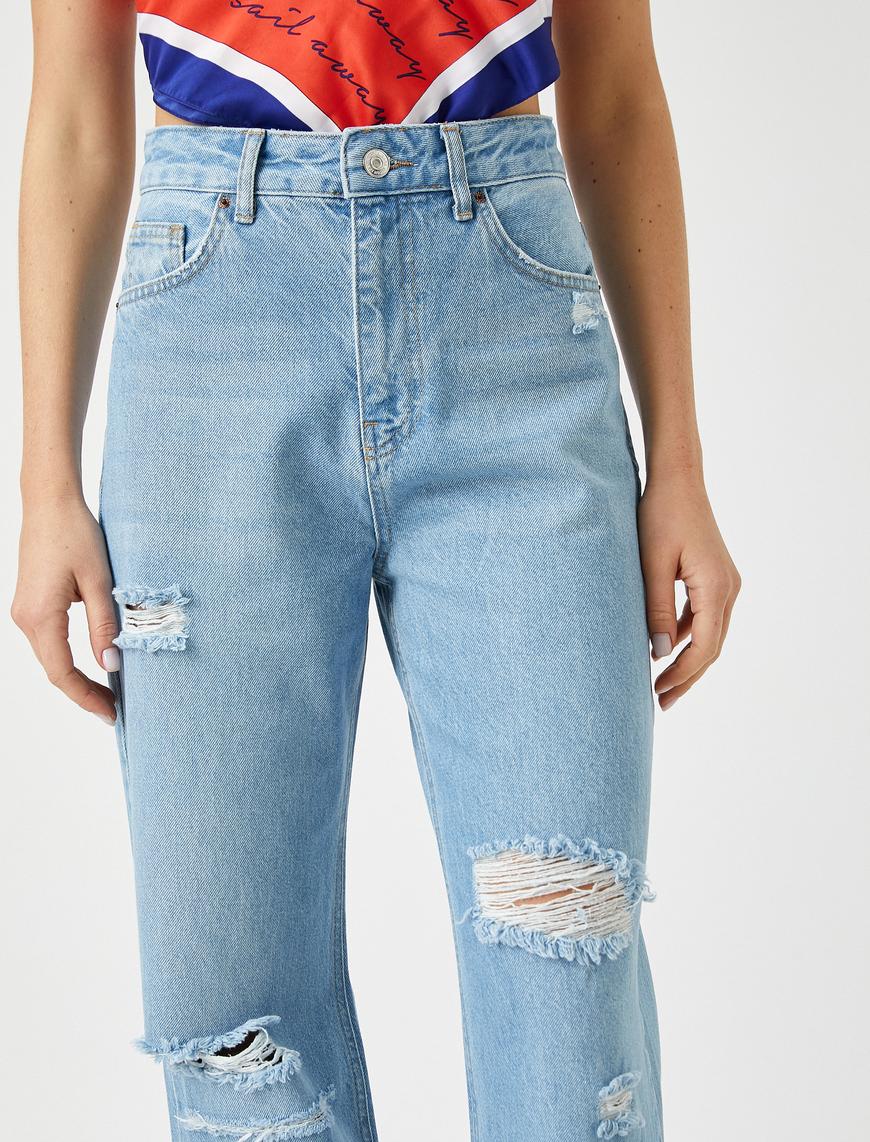   Dad Fit Kot Pantolon - Bianca Jean