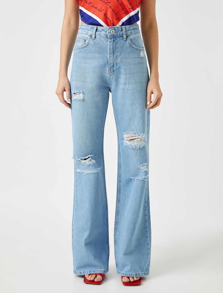   Dad Fit Kot Pantolon - Bianca Jean