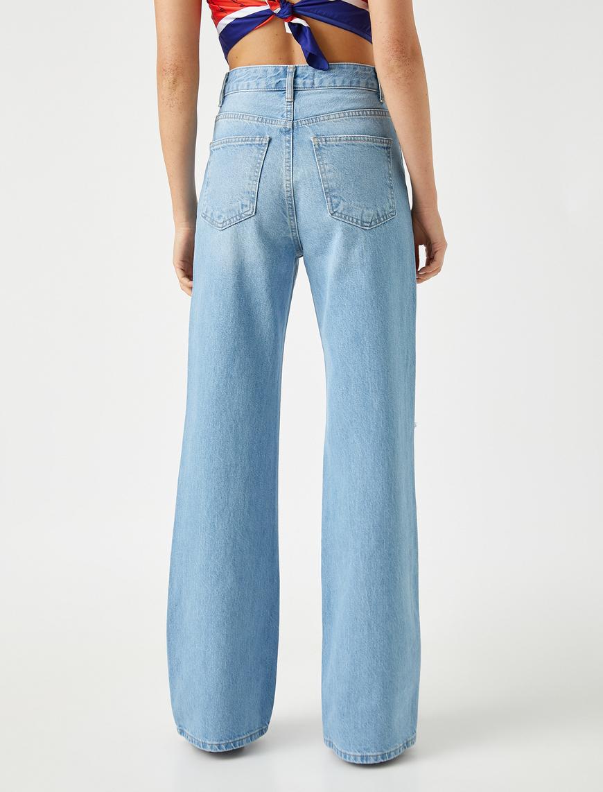   Dad Fit Kot Pantolon - Bianca Jean
