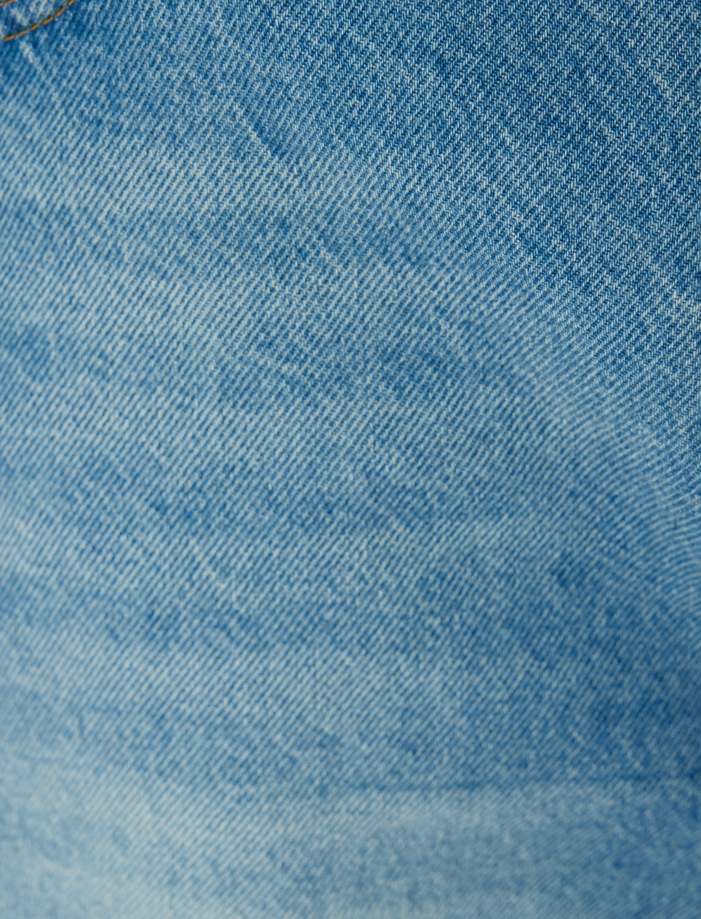   Oversize Kot Şort Yırtık Bermuda Cep Detaylı Pamuklu