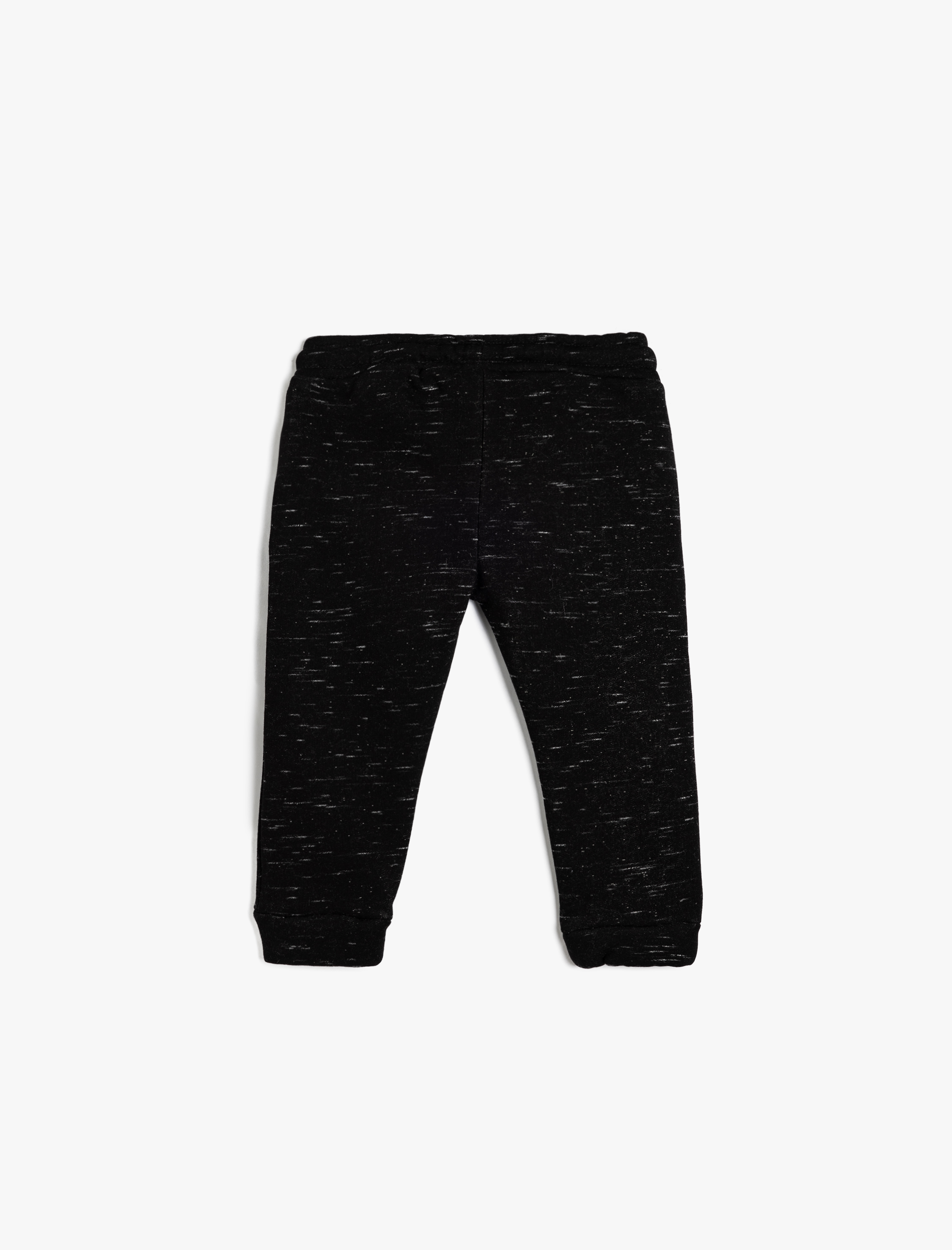  Erkek Bebek Beli Bağlamalı Pamuklu Şardonlu Eşofman Altı