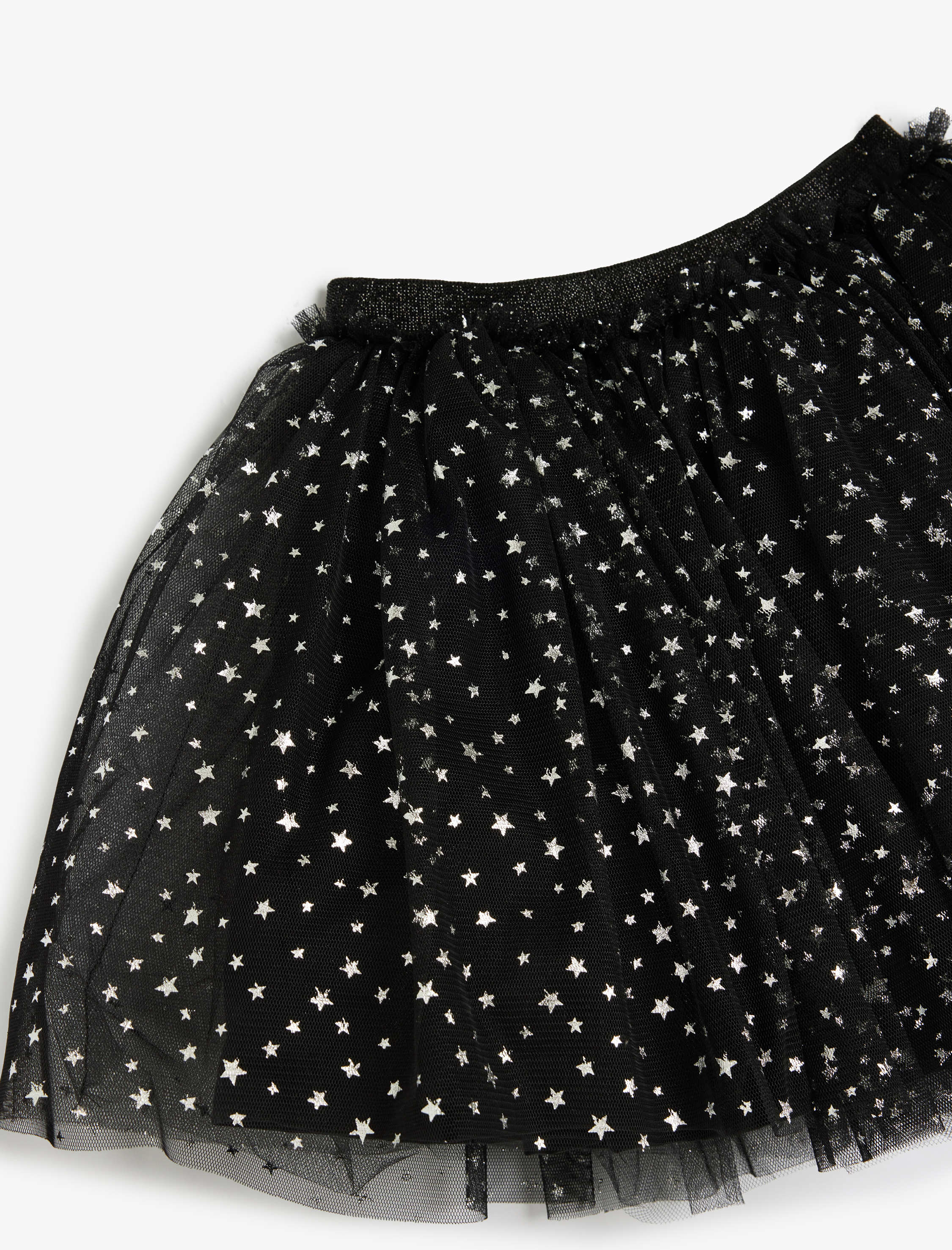  Kız Bebek Yıldız Desenli Beli Lastikli Tütü Etek