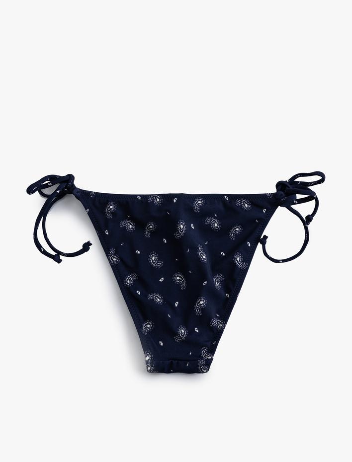  İpli Bikini Altı Şal Desenli
