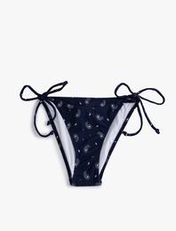 İpli Bikini Altı Şal Desenli Astarlı