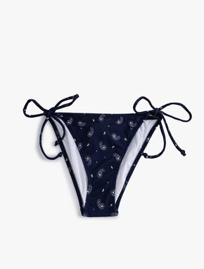 İpli Bikini Altı Şal Desenli Astarlı