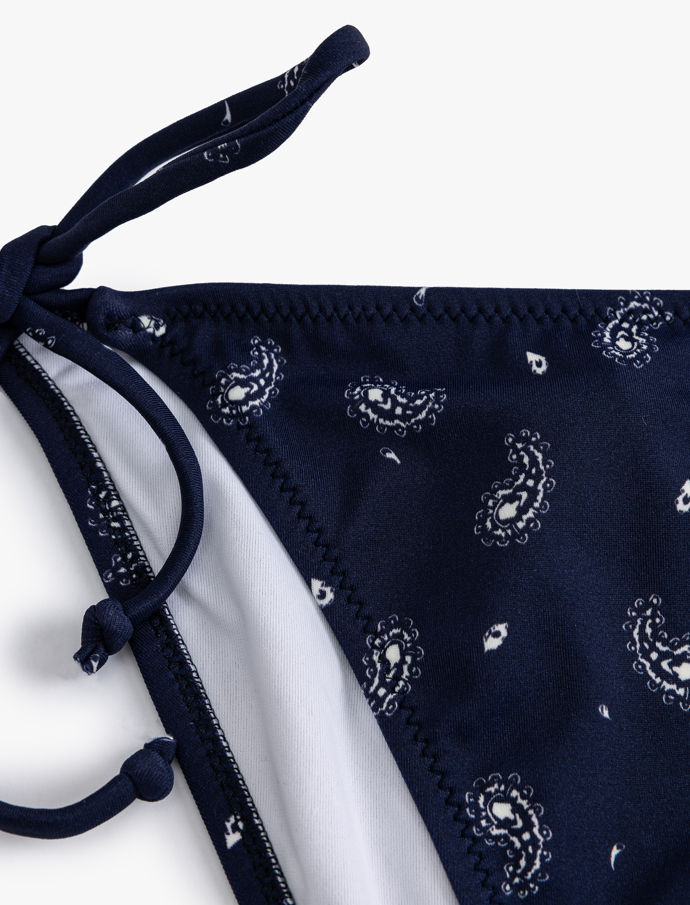   İpli Bikini Altı Şal Desenli