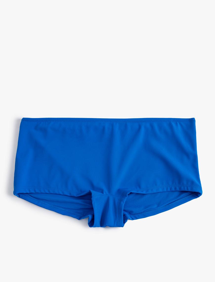   Yüksek Bel Şortlu Bikini Altı