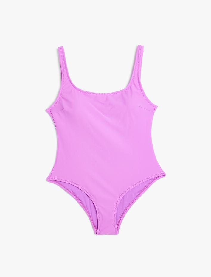  Basic Mayo U Yaka Slim Fit Astarlı Pedli