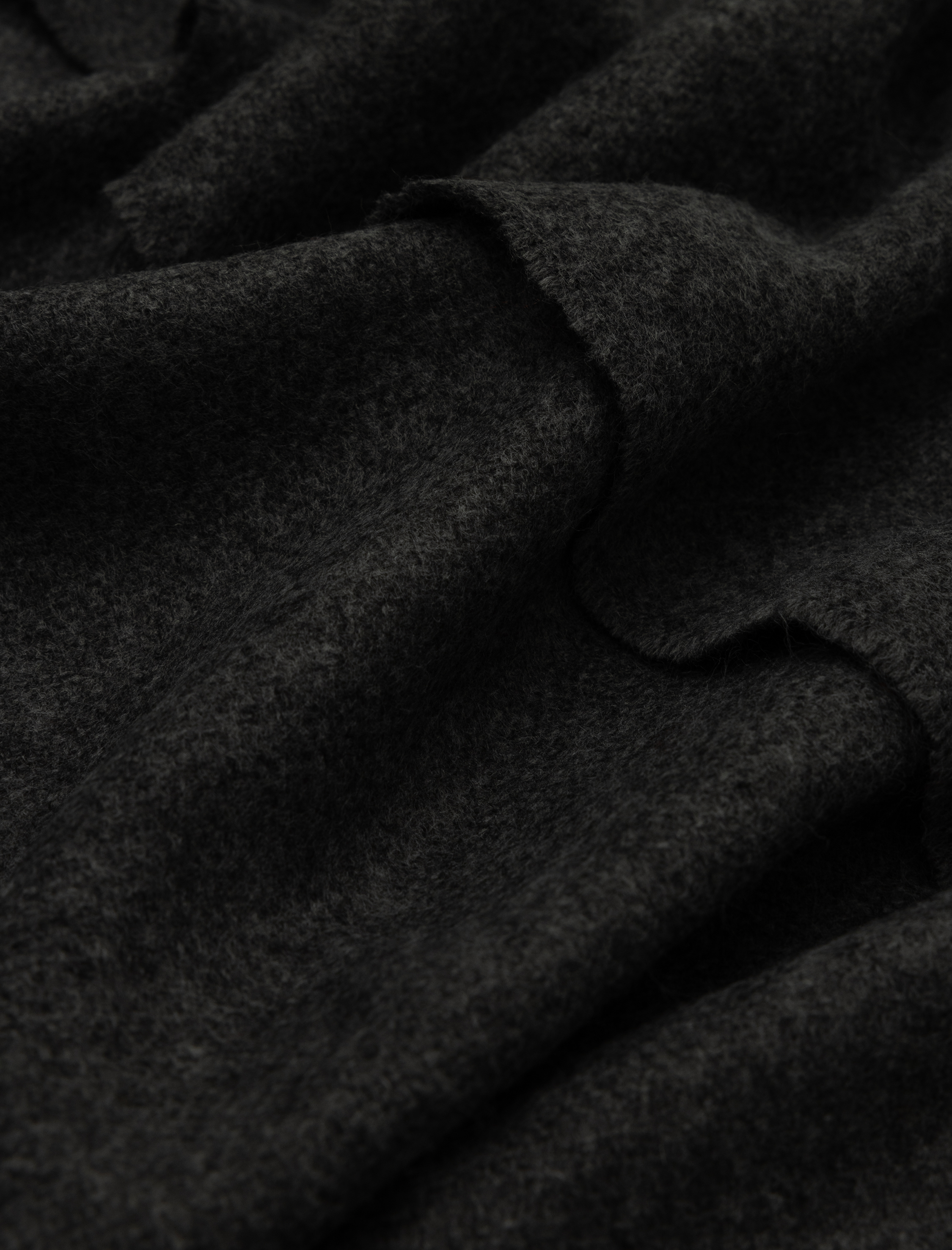  Erkek Basic Atkı Uzun Püskül Detaylı