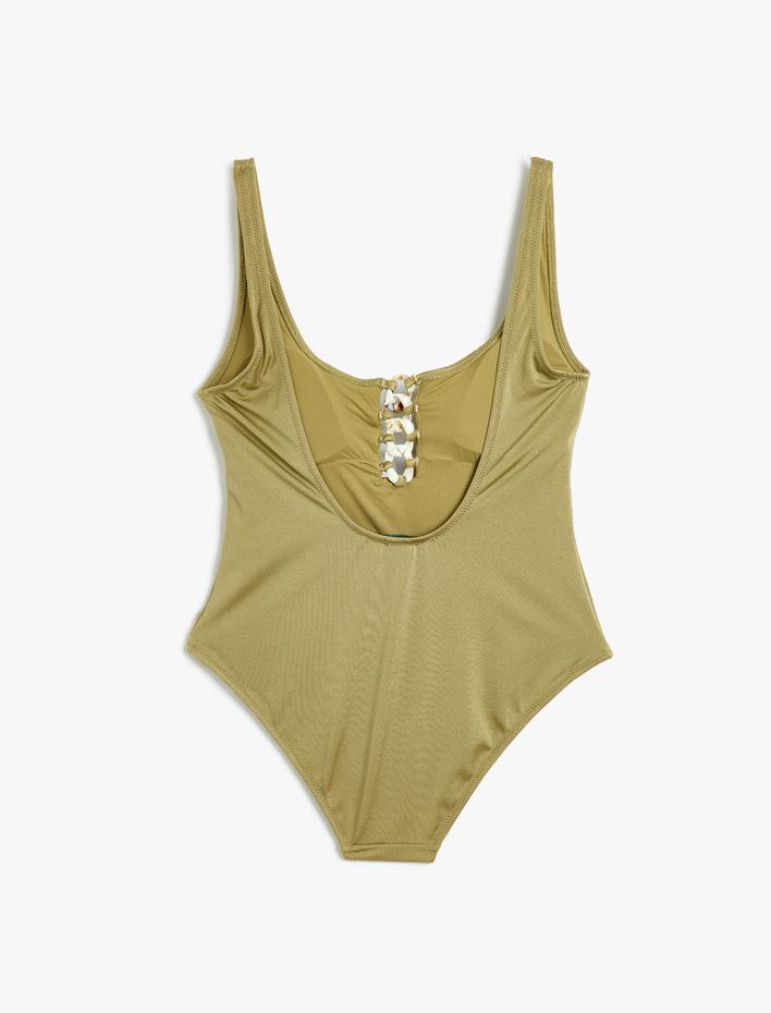  Koton X Şahika Ercümen - Cutout Detaylı Mayo Kalın Askılı