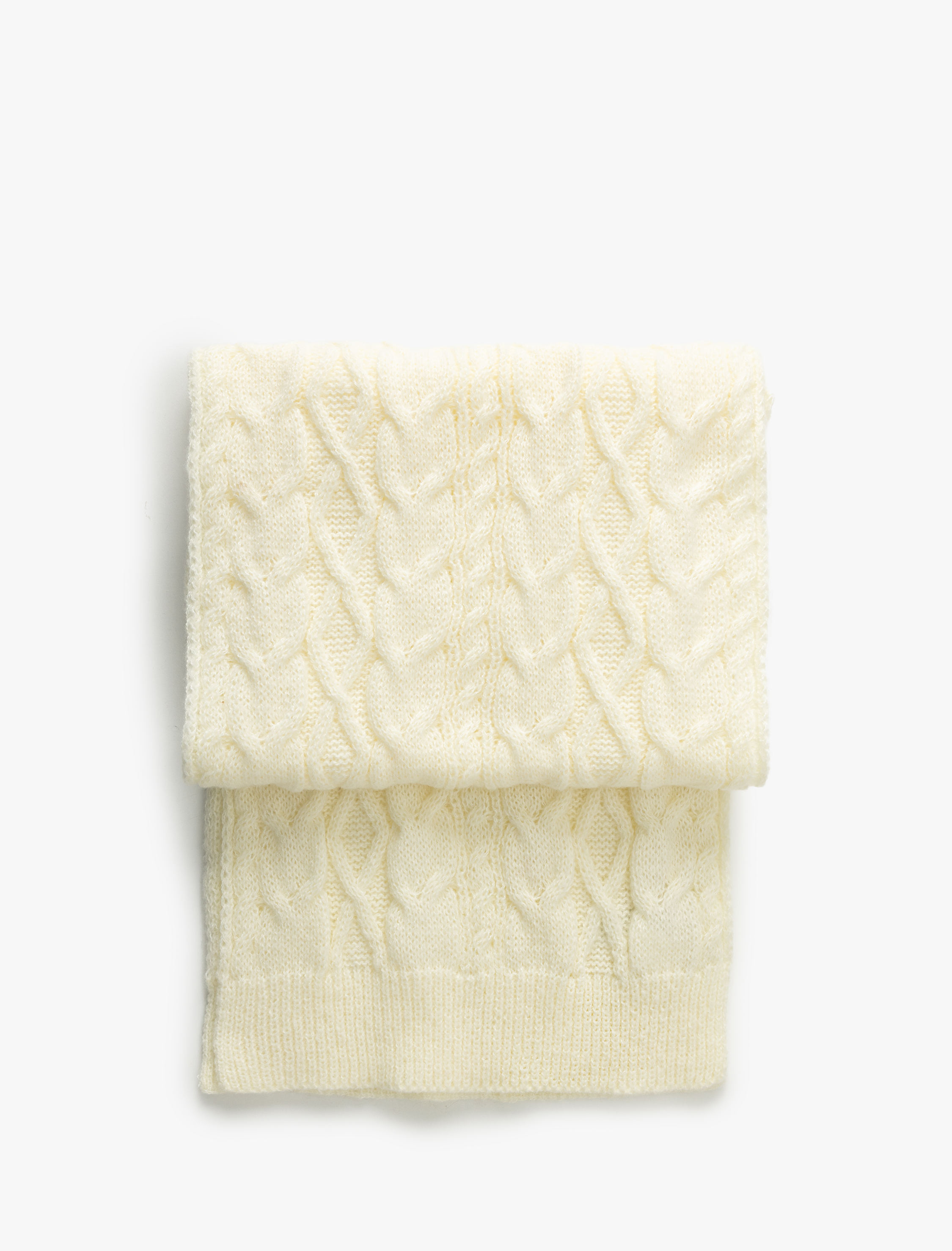  Kadın Uzun Atkı Örgü Dokulu