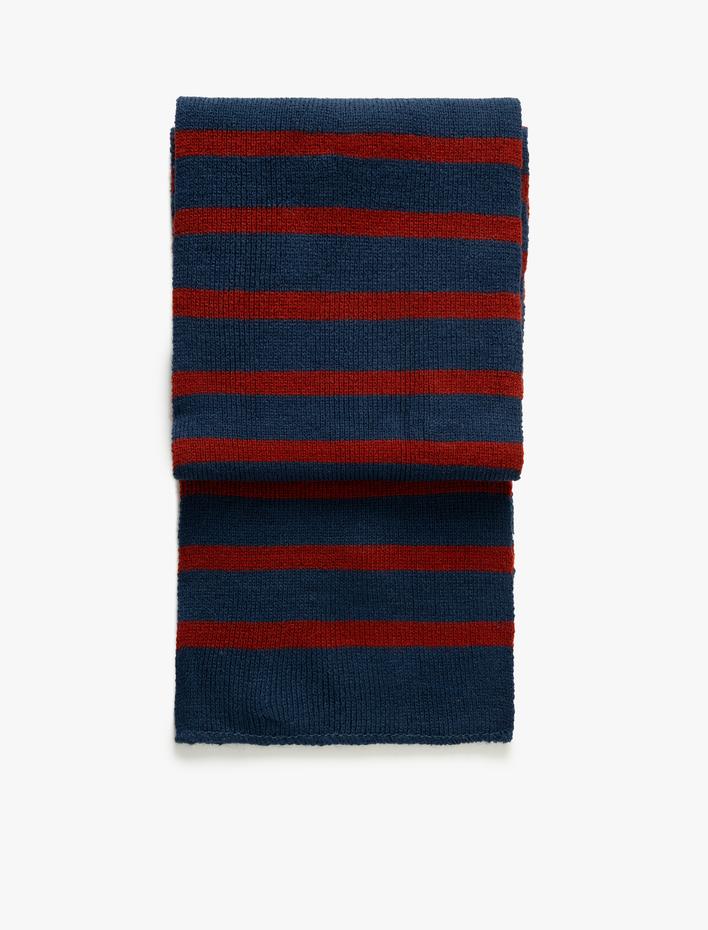 Erkek Çocuk Atkı Renk Bloklu