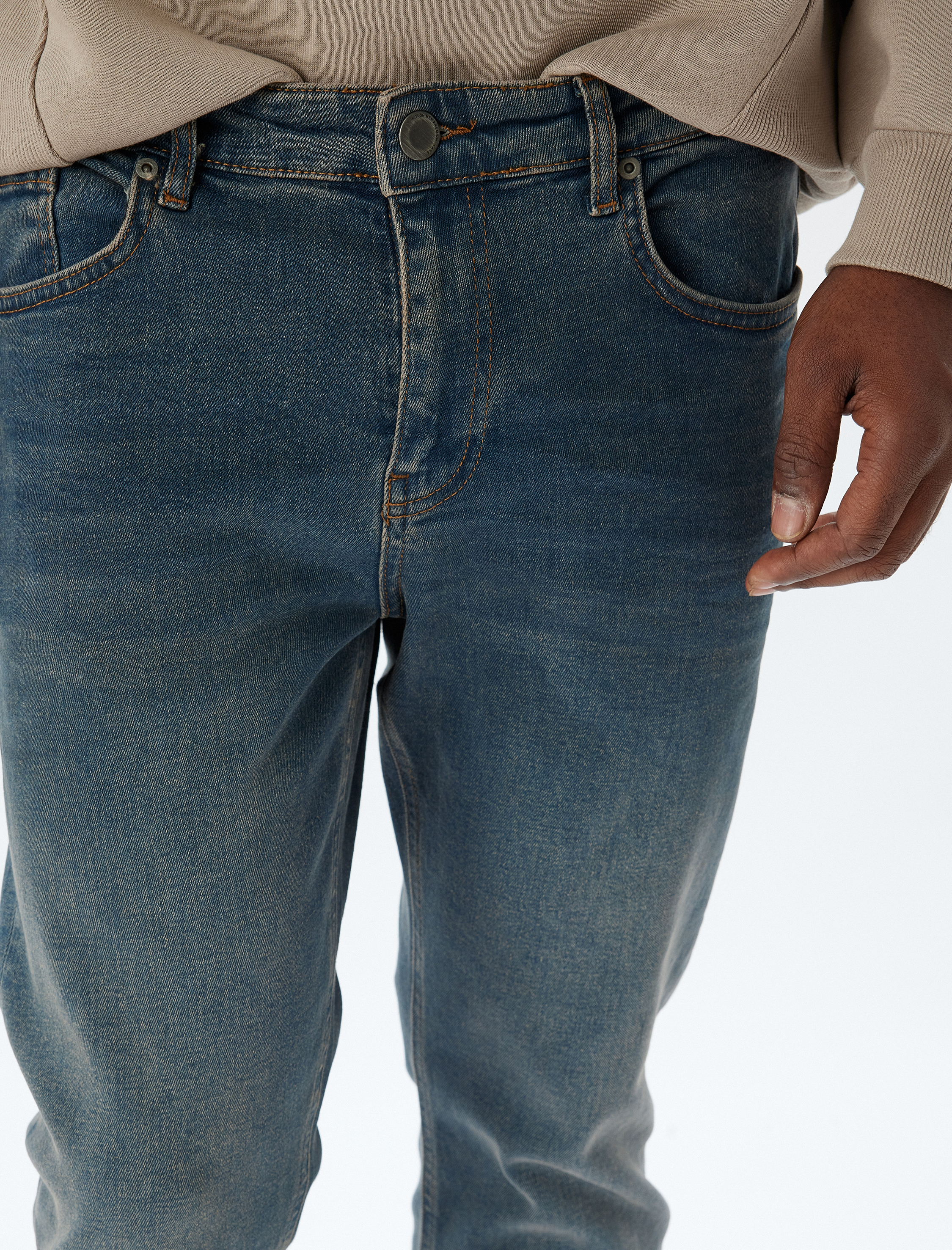   Brad Kot Pantolon Slim Fit Normal Bel