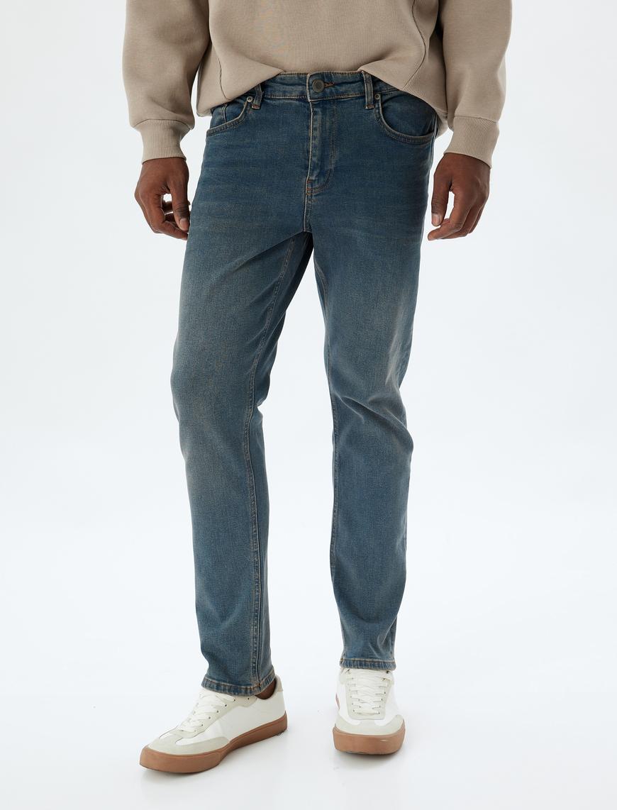   Brad Kot Pantolon Slim Fit Normal Bel