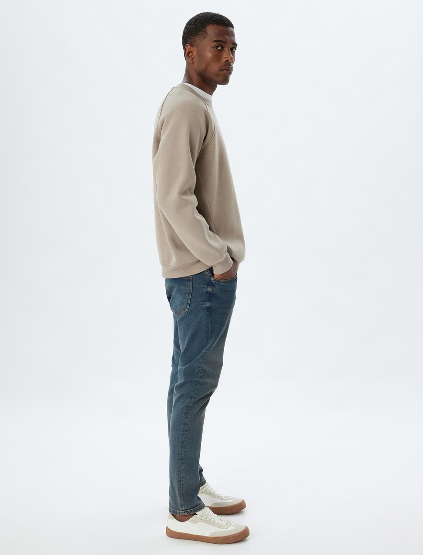   Brad Kot Pantolon Slim Fit Normal Bel