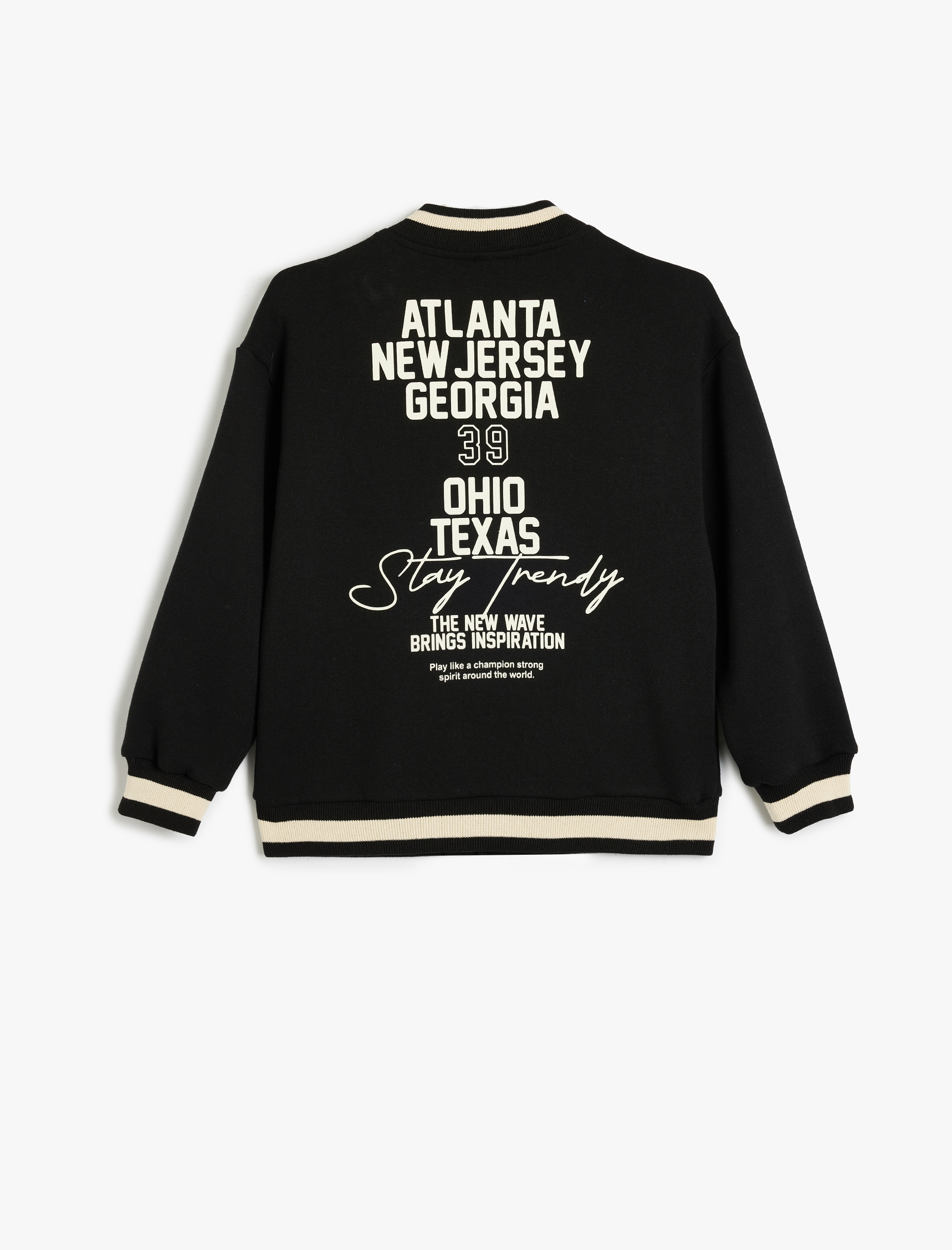  Erkek Çocuk Kolej Ceket Aplike Detaylı Cepli Yuvarlak Yaka Şardonlu