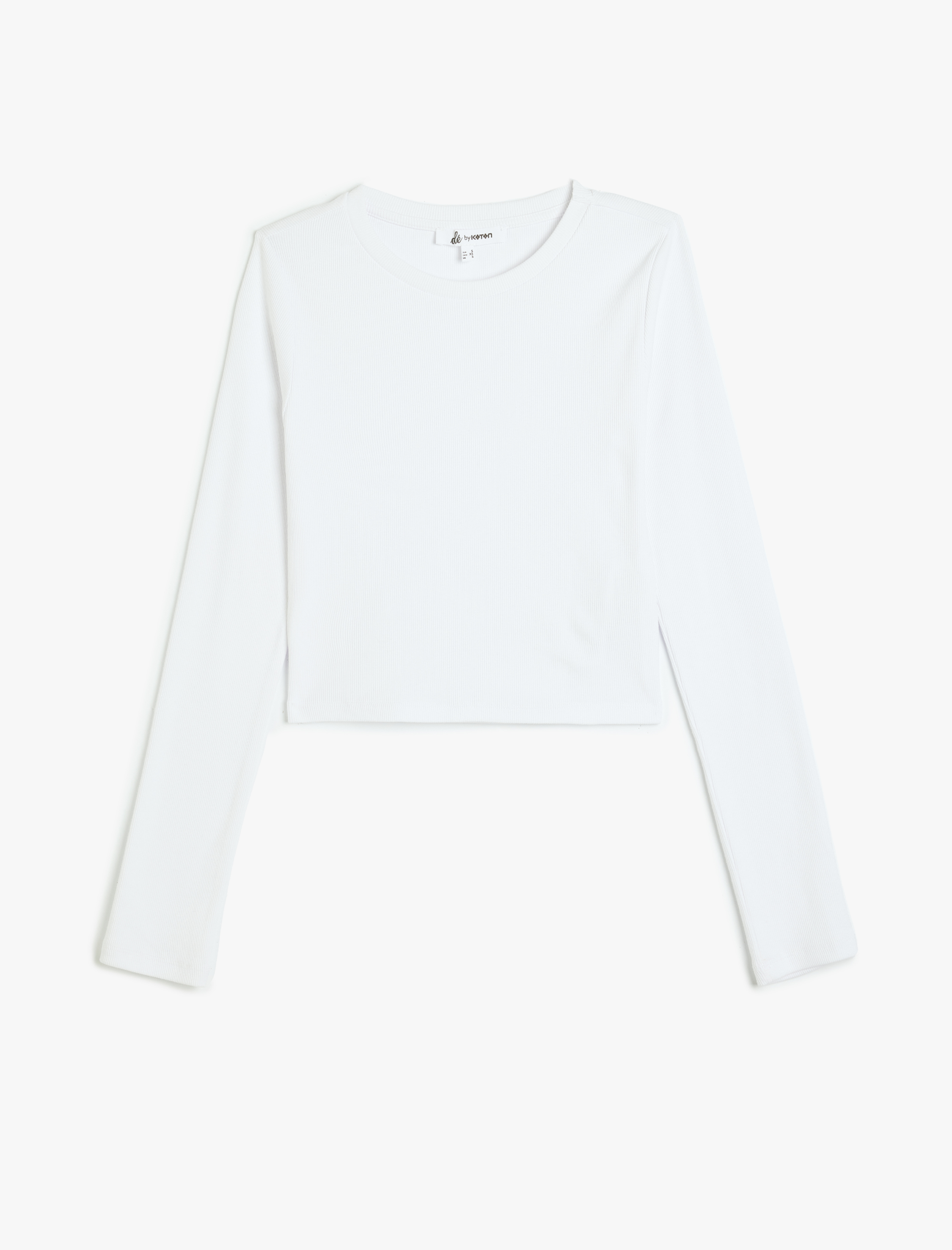   Uzun Kollu Çizgili Crop 2'li Tişört Seti