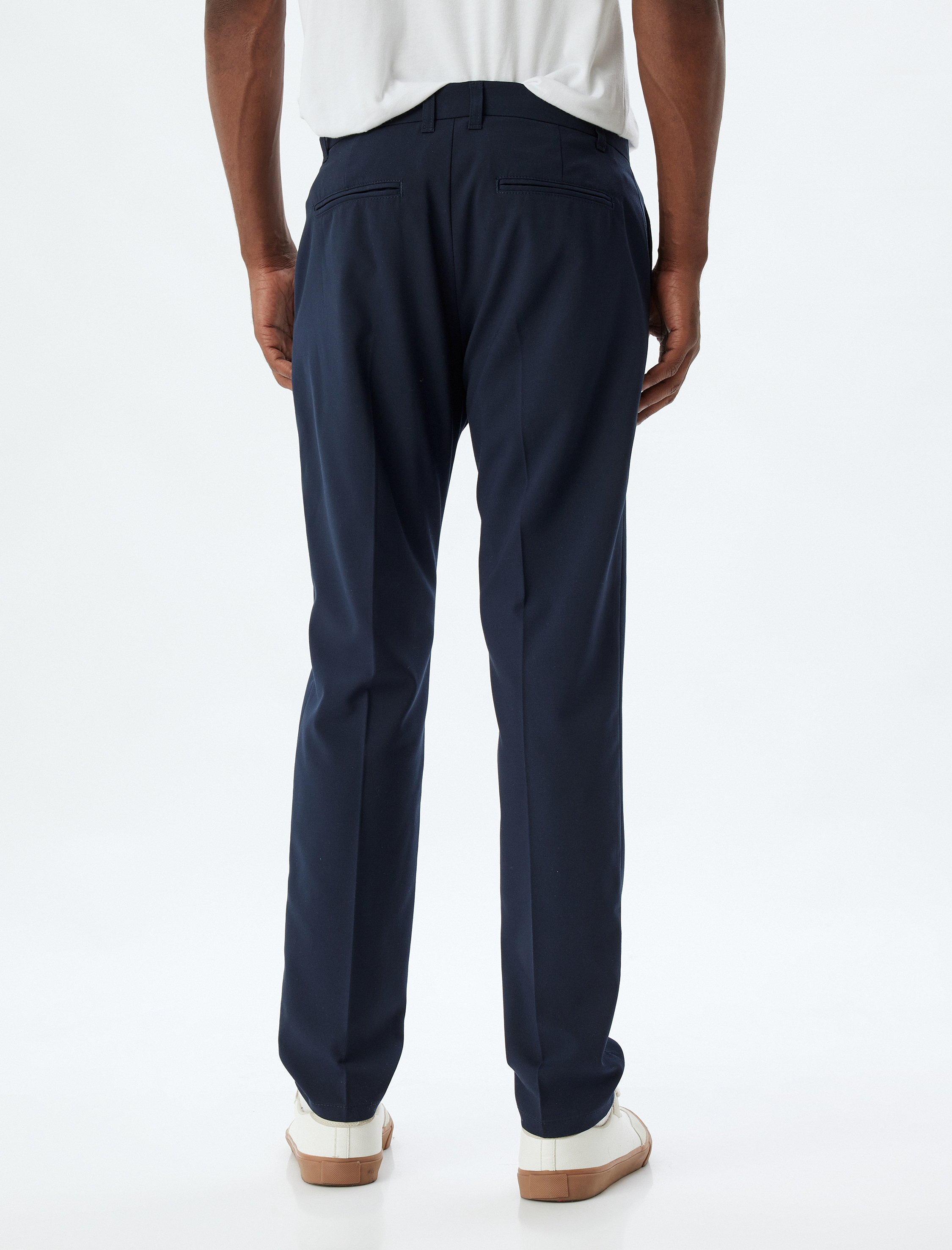   Chino Pantolon Regular Fit Cep Detaylı Düğmeli