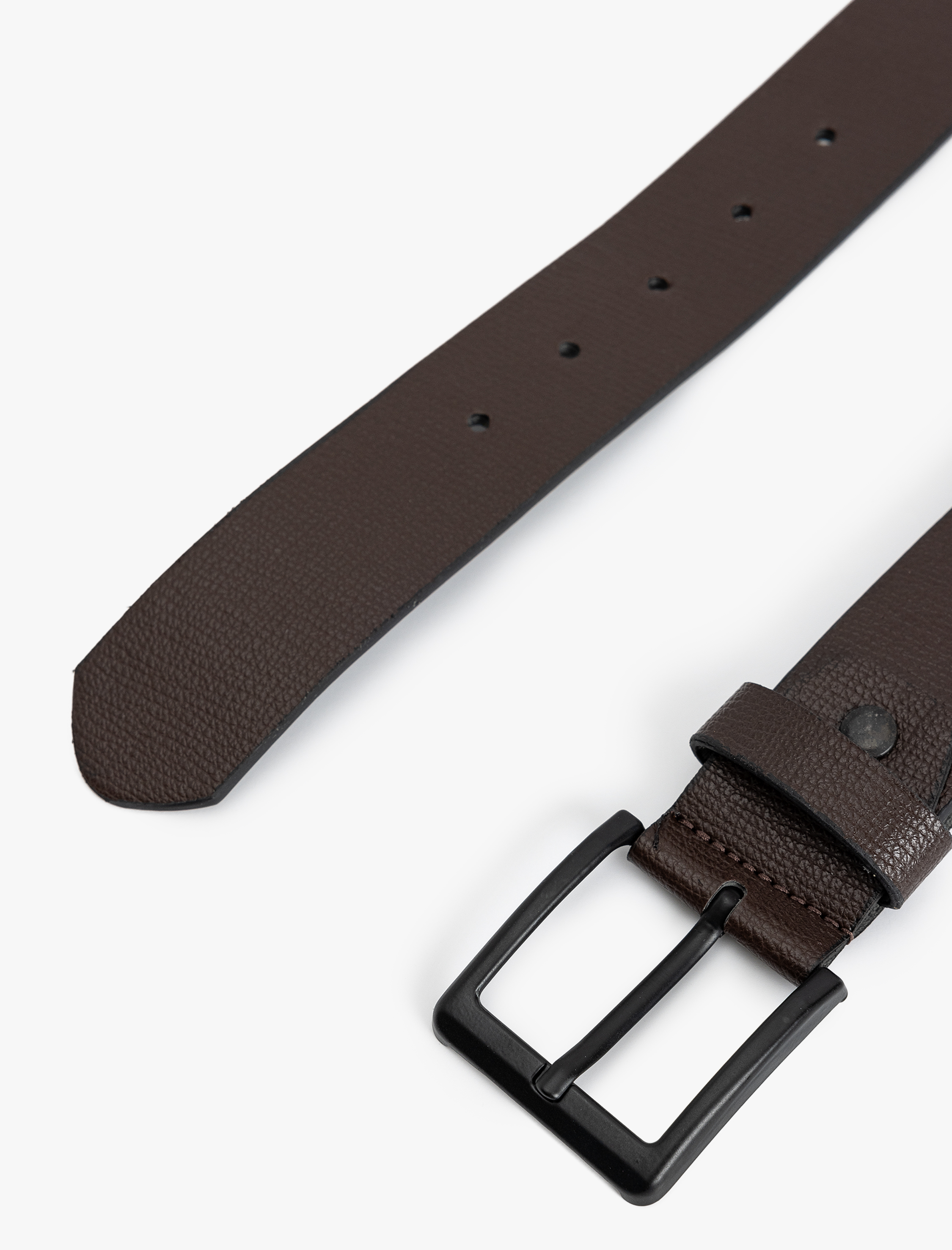  Erkek Suni Deri Kemer Toka Detaylı