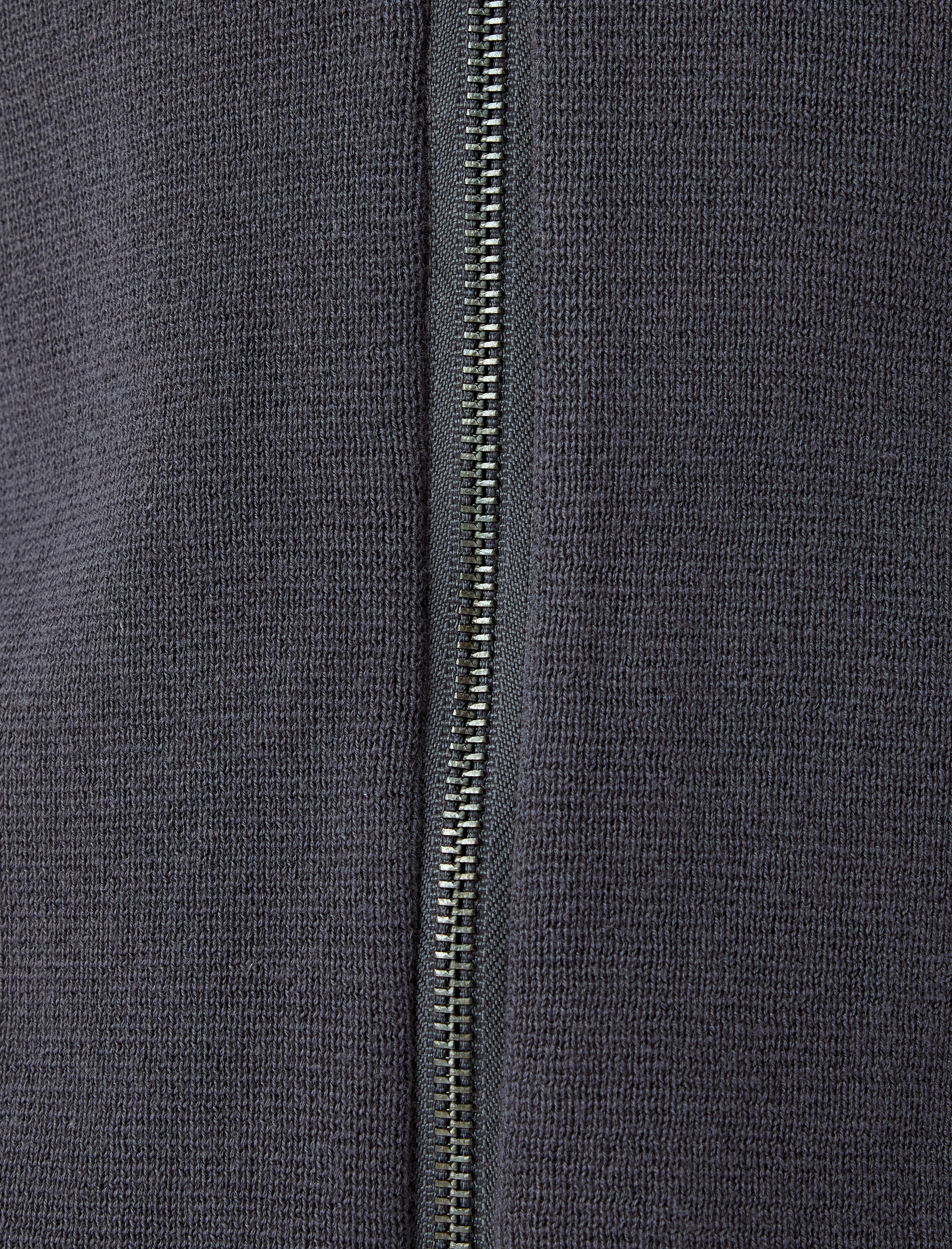   Triko Hırka Fermuarlı Cep Detaylı Basic Pamuklu