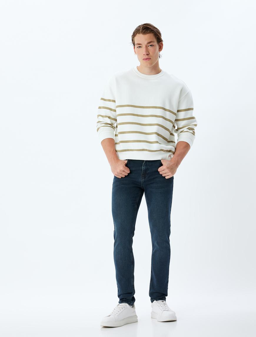   Slim Fit Kot Pantolon - Brad Jean
