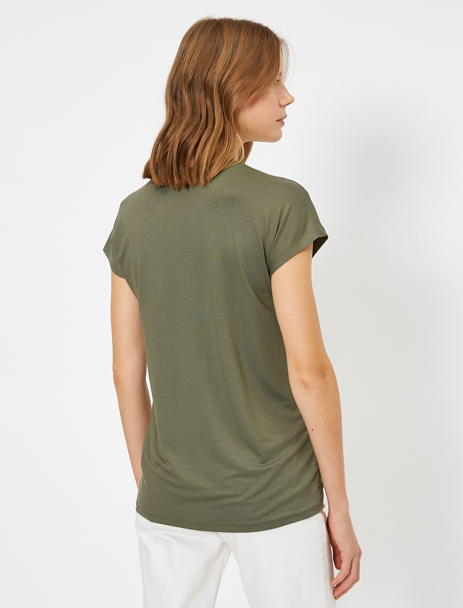   Bisiklet Yaka Standart Kalıp Basic Tişört