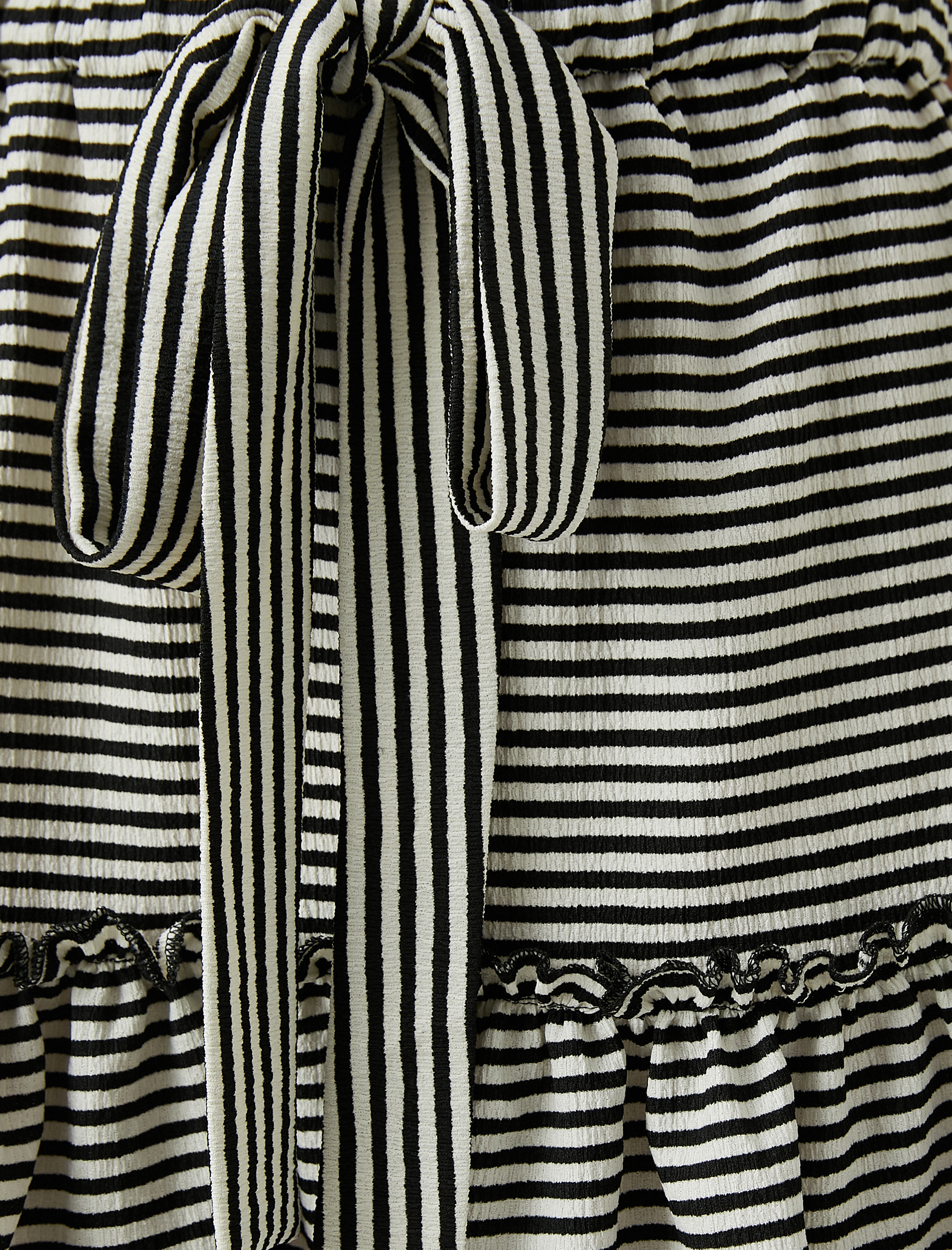   Çiçekli Fırfırlı Mini Etek