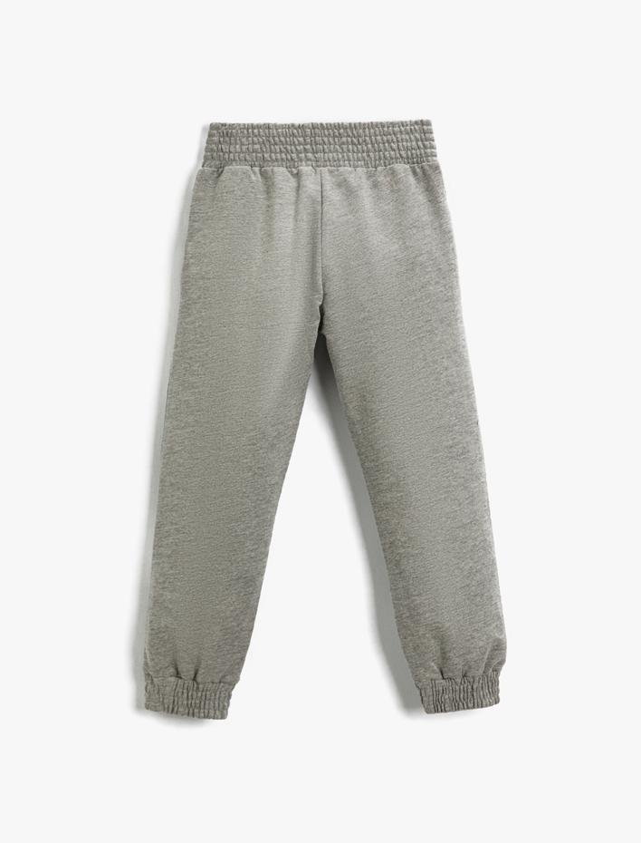 Kız Çocuk Basic Jogger Eşofman Altı Pamuklu