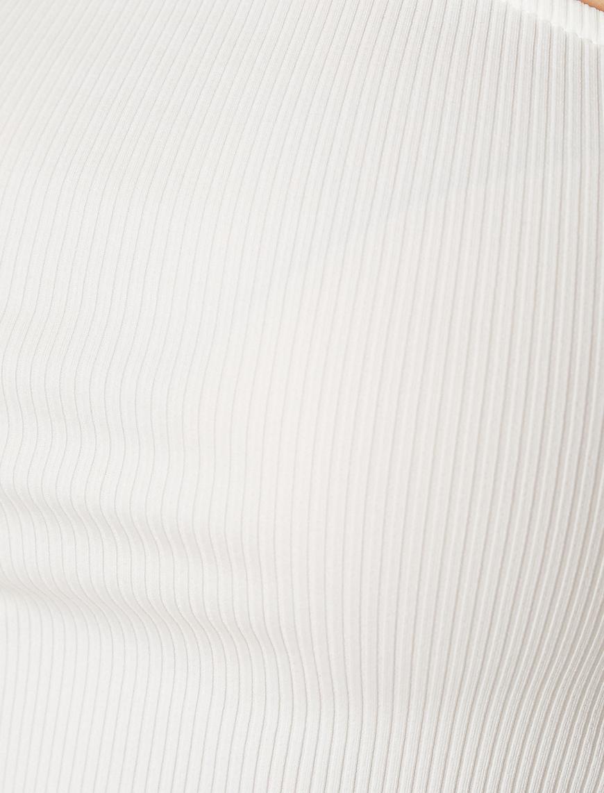   Tek Omuz Crop Top