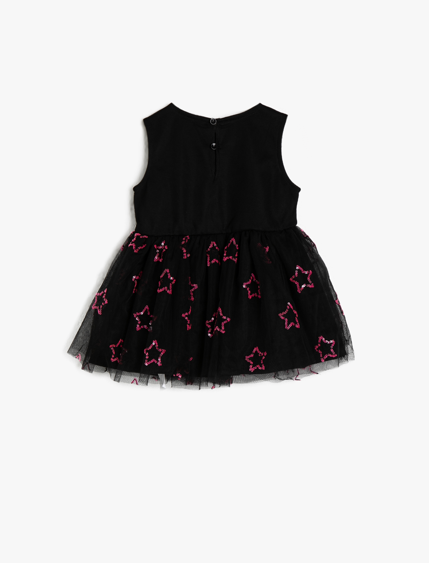  Kız Bebek Pul Detaylı Elbise