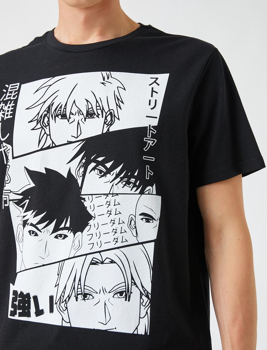   Anime Baskılı Tişört