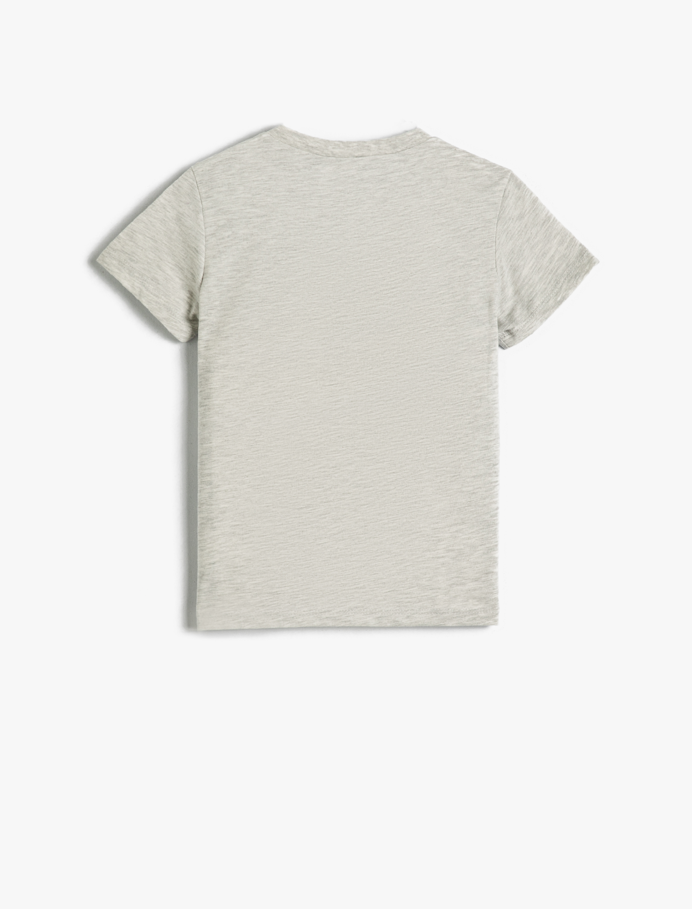  Erkek Çocuk Slogan Baskılı Kısa Kollu Tişört Bisiklet Yaka