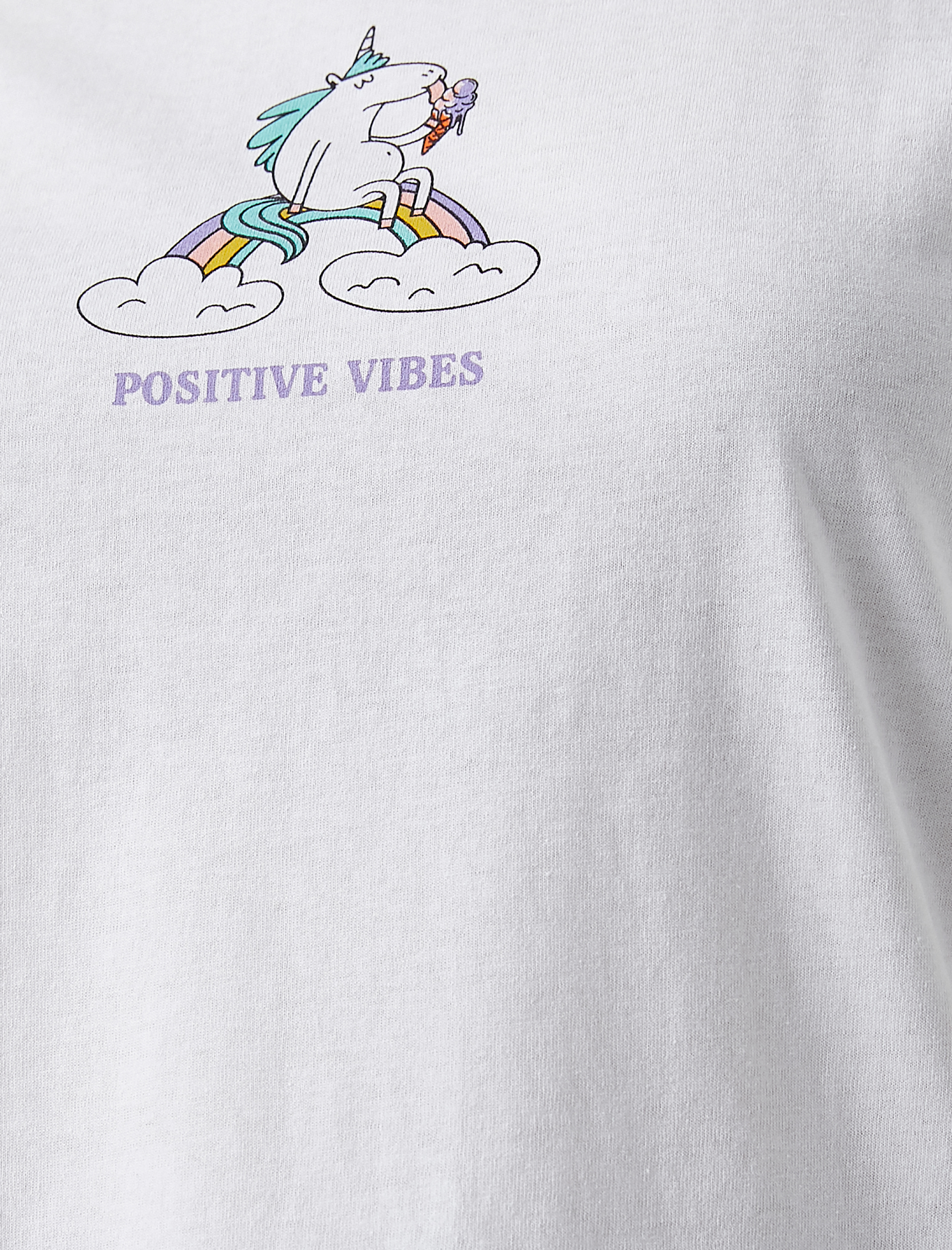   Baskılı Kısa Kollu Pamuklu Tişört