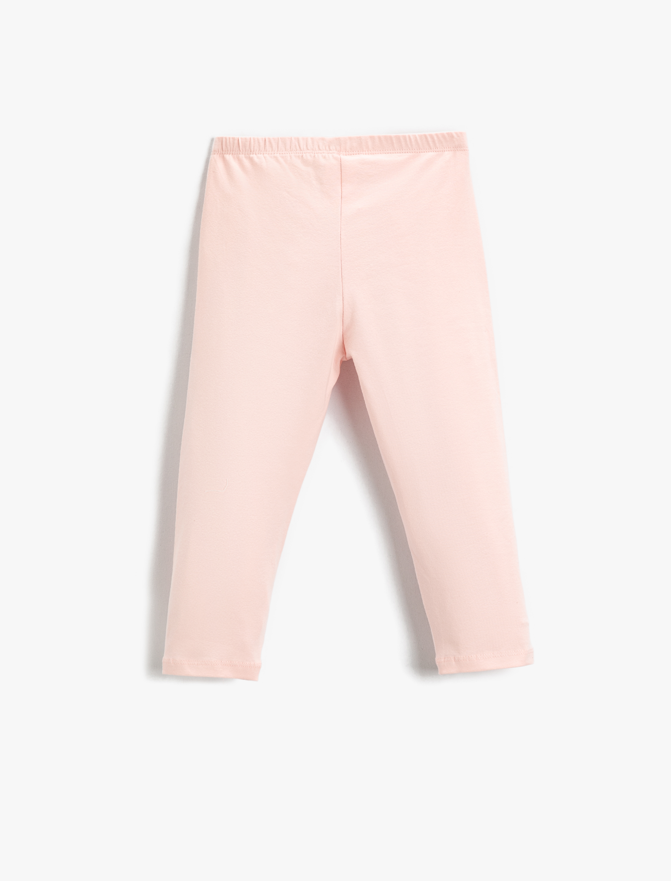  Kız Çocuk Basic Kapri Tayt Pamuklu