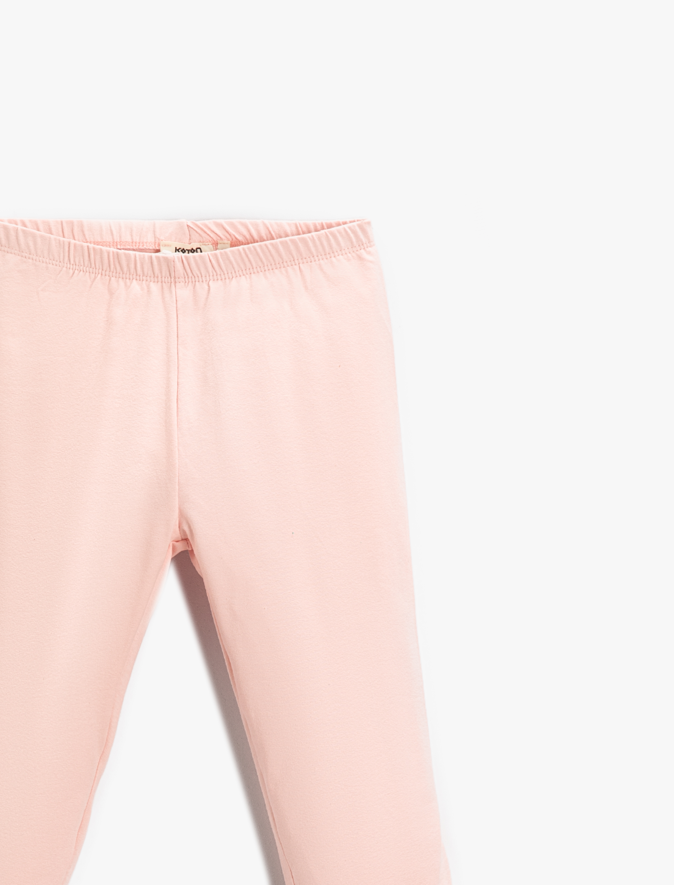  Kız Çocuk Basic Kapri Tayt Pamuklu