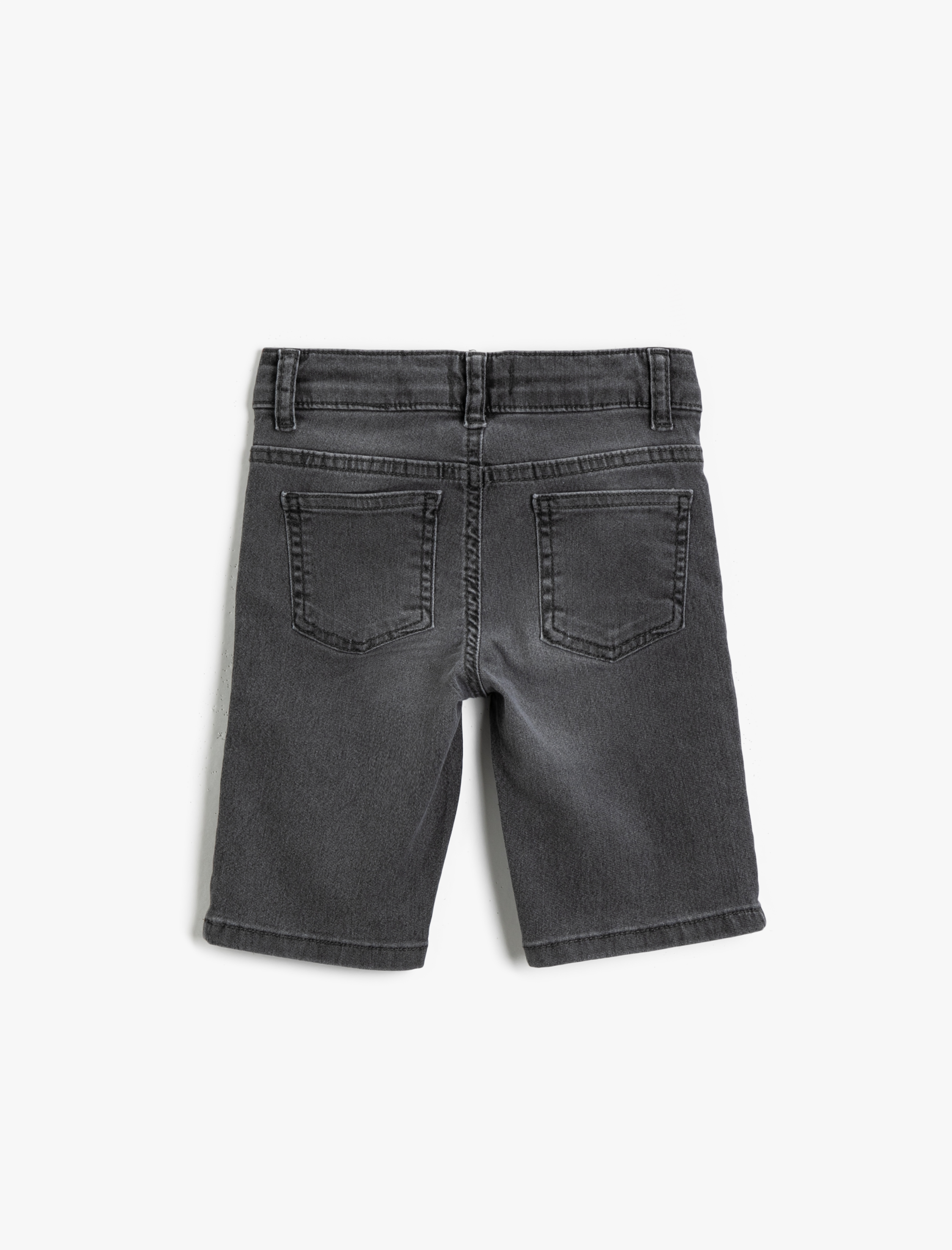  Erkek Çocuk Cepli Jean Şort Pamuklu