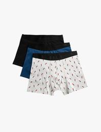 Pamuklu Basic 3'lü Boxer Seti
