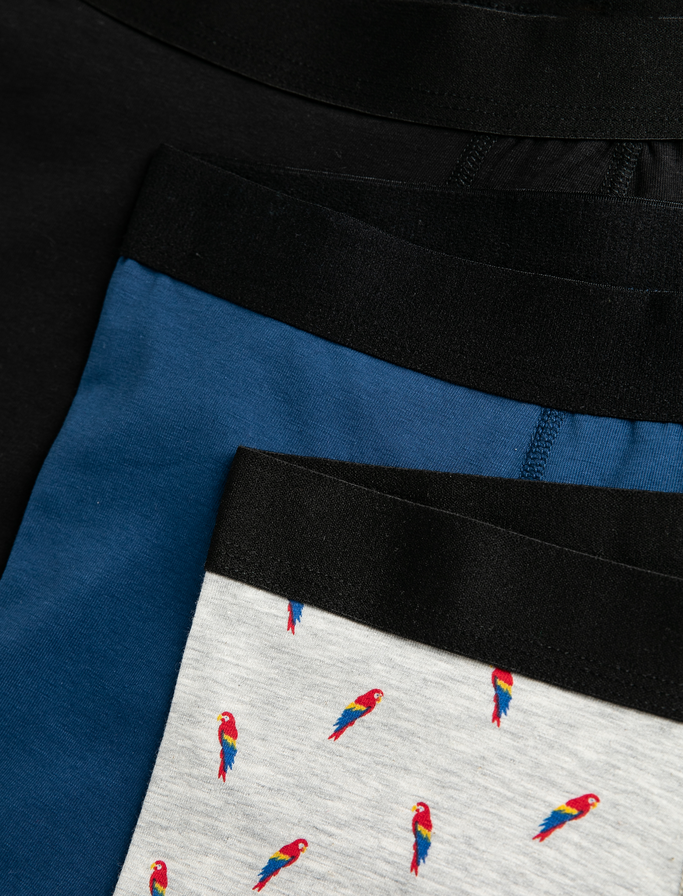   Pamuklu Basic 3'lü Boxer Seti