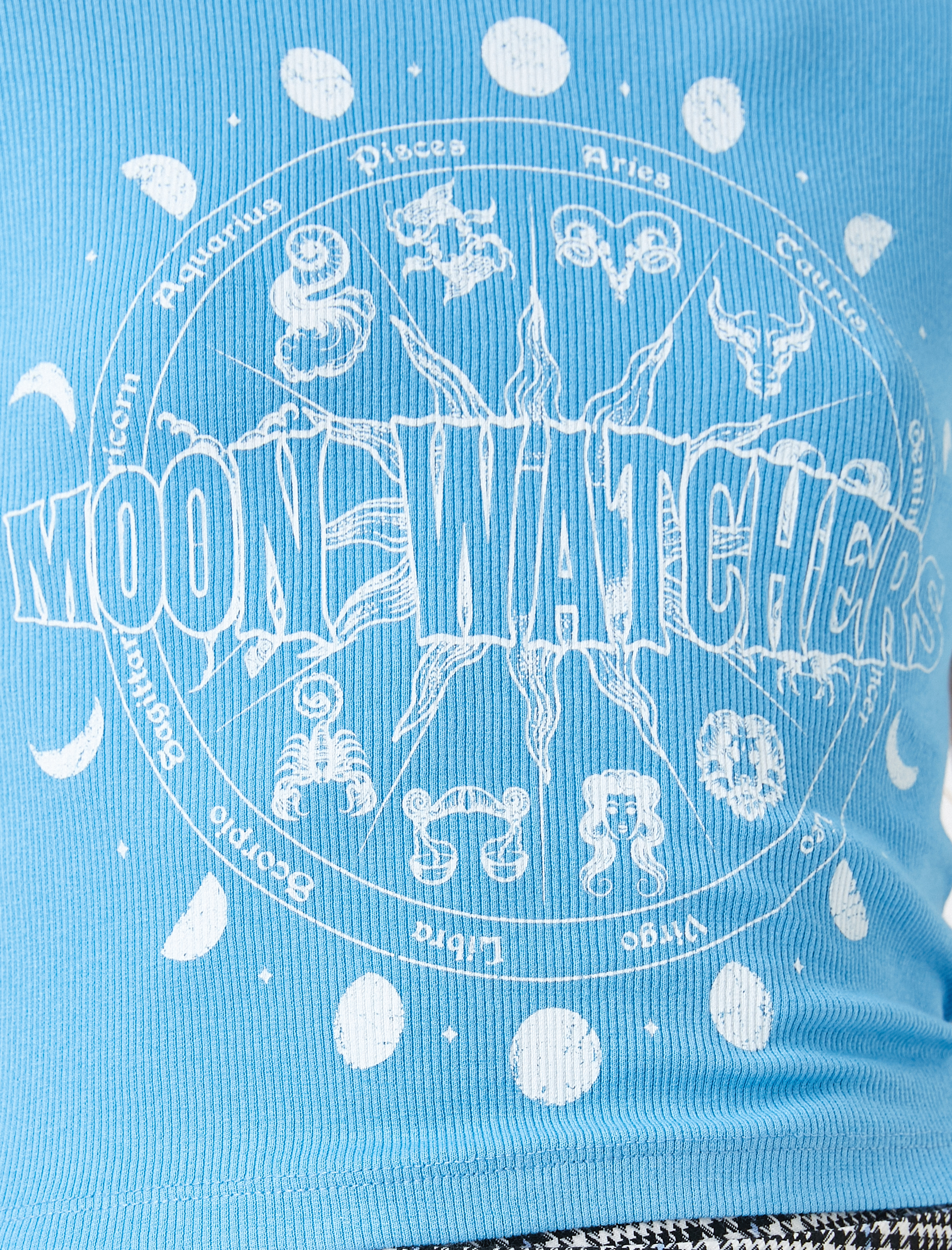   Baskılı Bisiklet Yaka Kısa Kollu Tişört