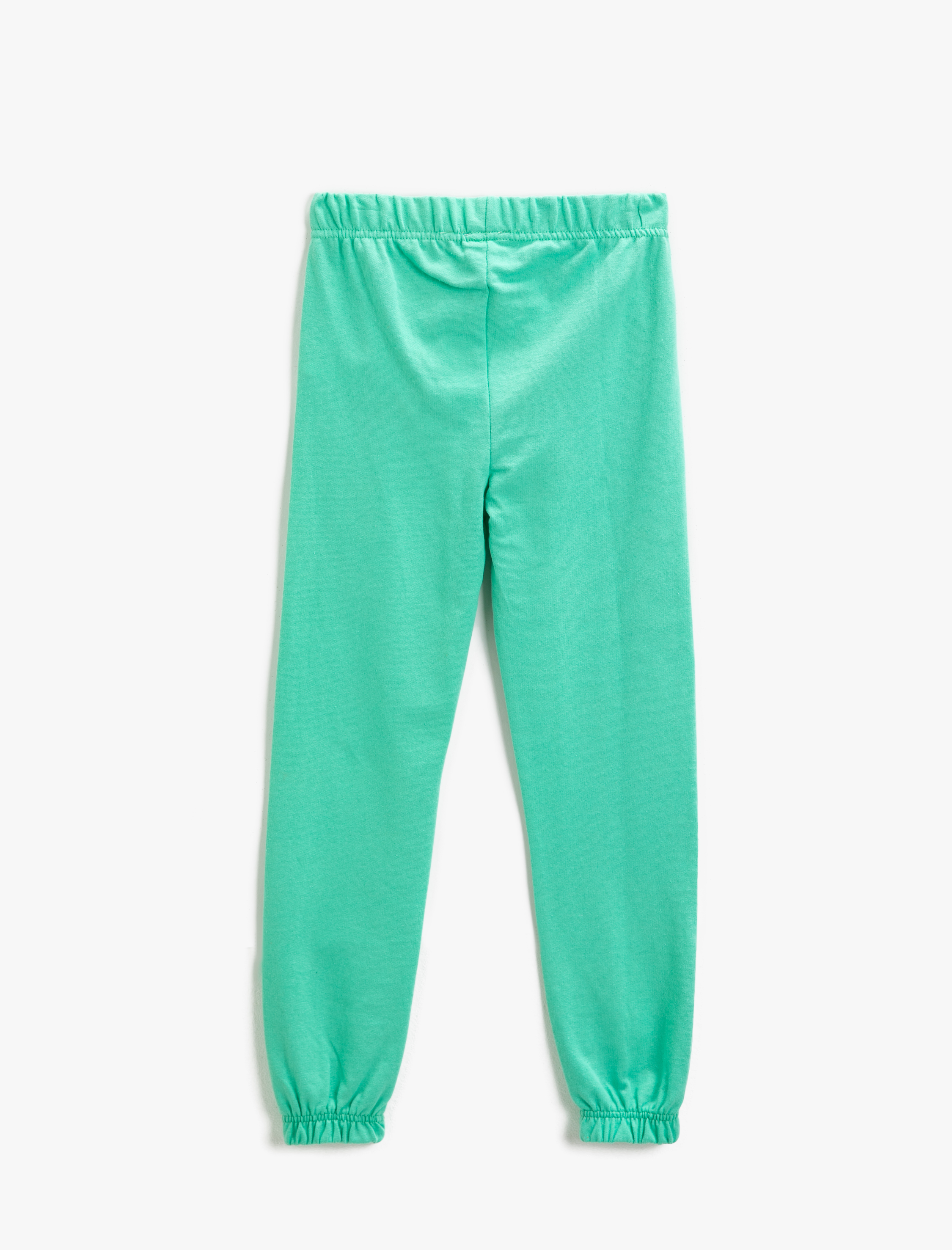  Kız Çocuk Basic Fiyonklu Jogger Eşofman Altı Pamuklu