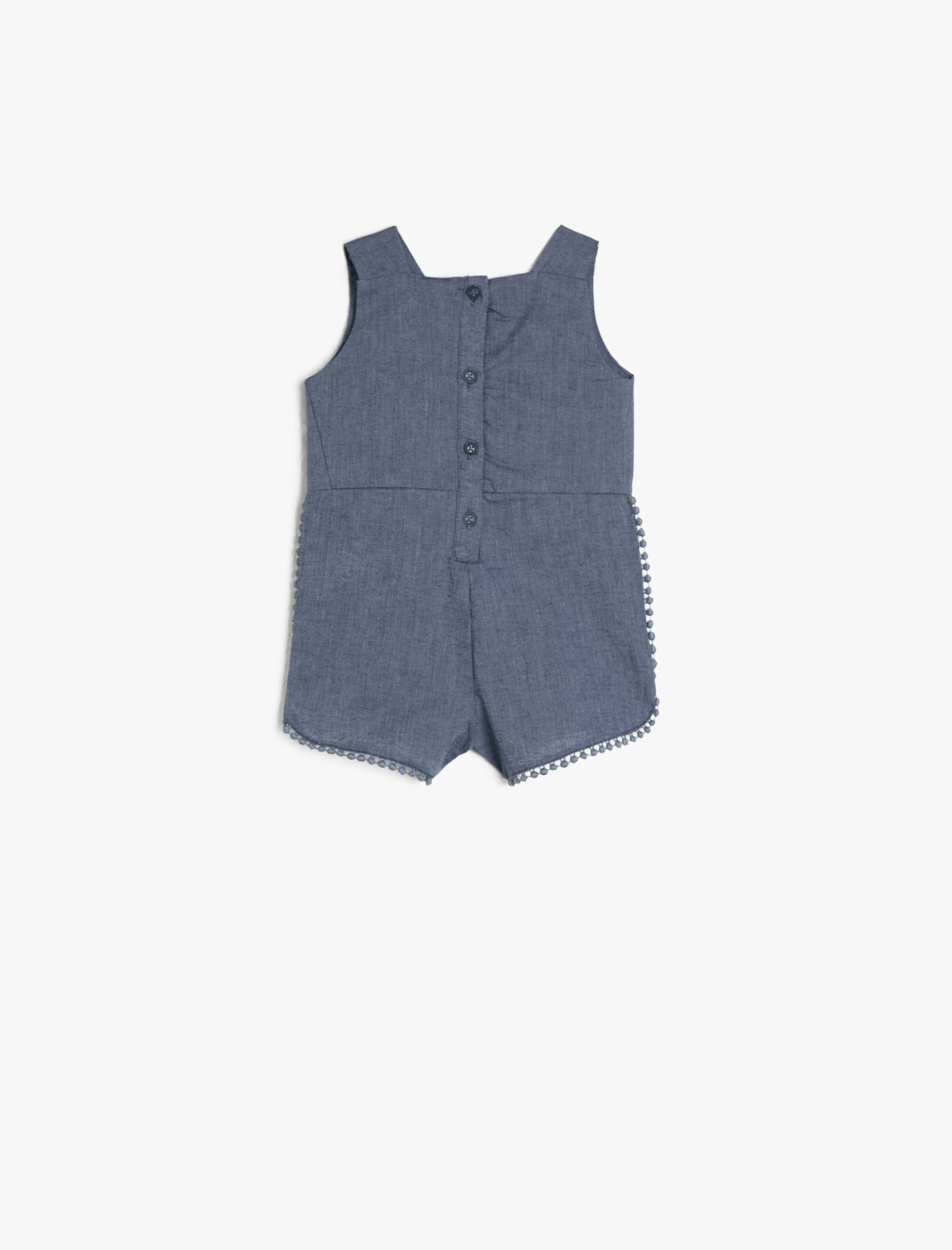  Kız Bebek İşlemeli Tulum