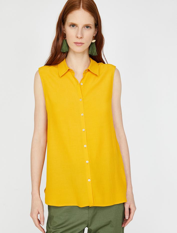  Düğme Detaylı Gömlek