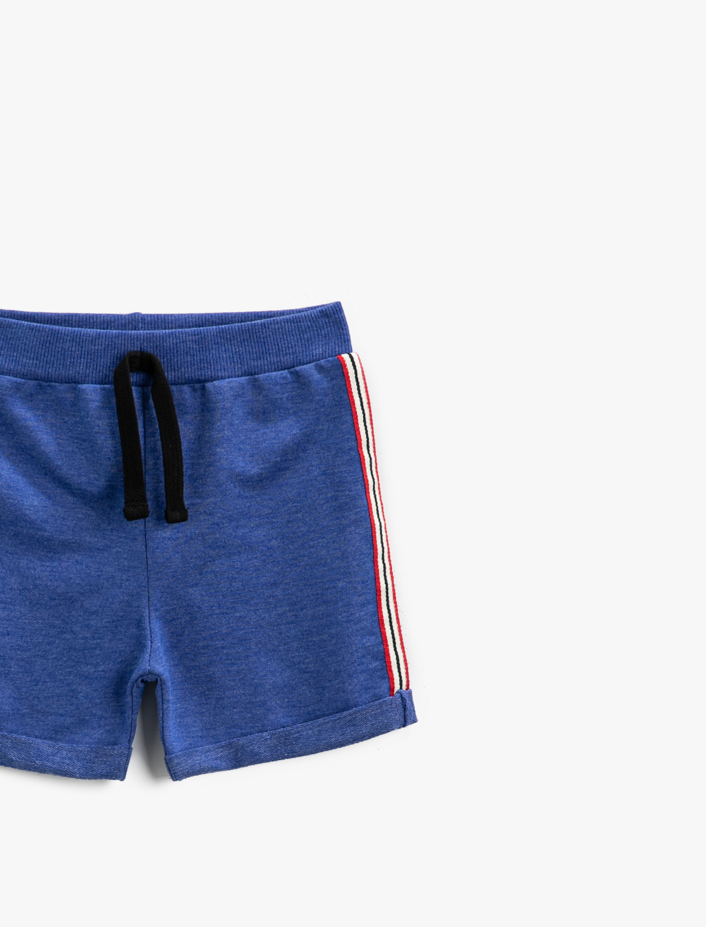  Erkek Bebek Belden Bağlamalı Şort Pamuklu