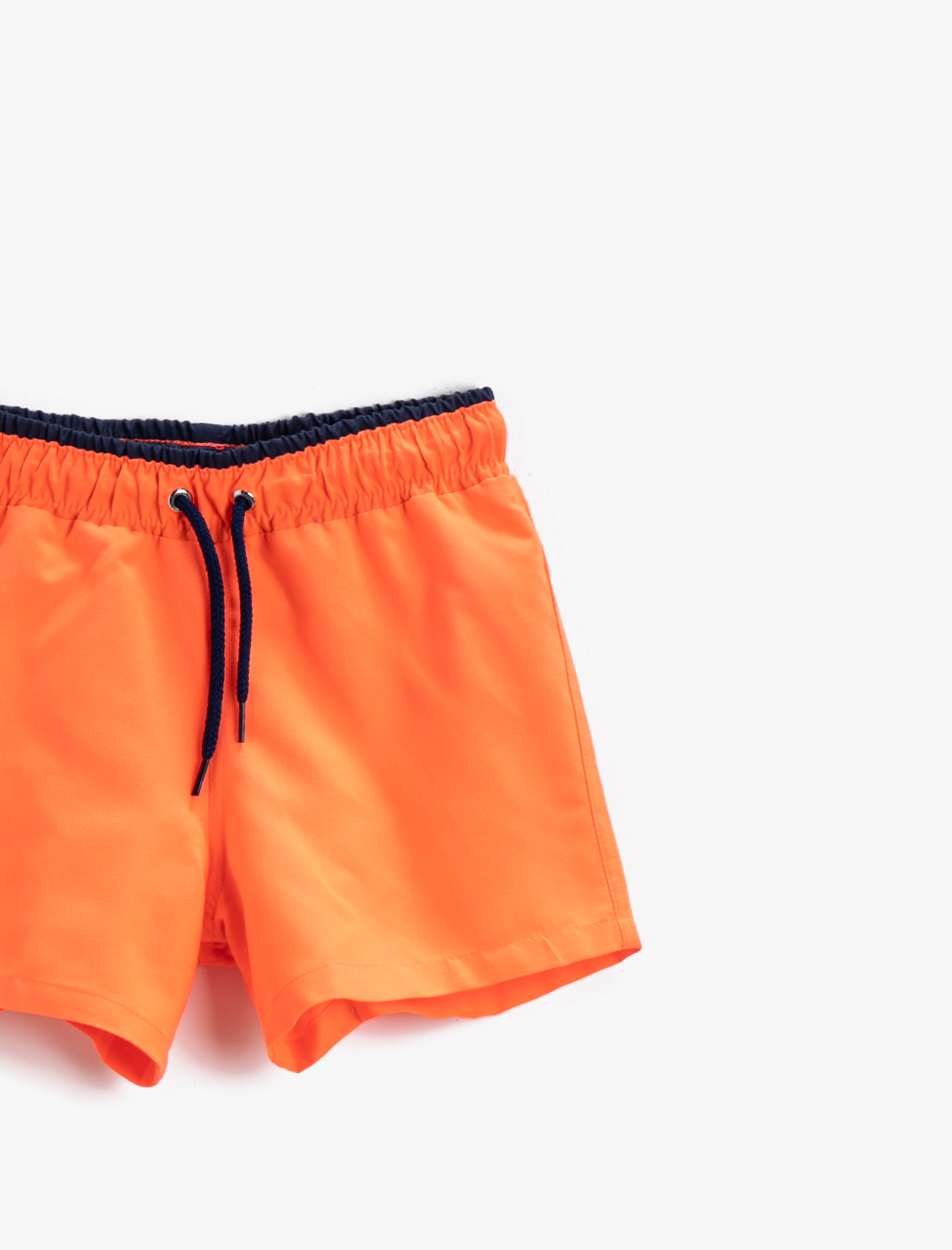  Erkek Çocuk Deniz Şortu Basic Beli Bağlamalı