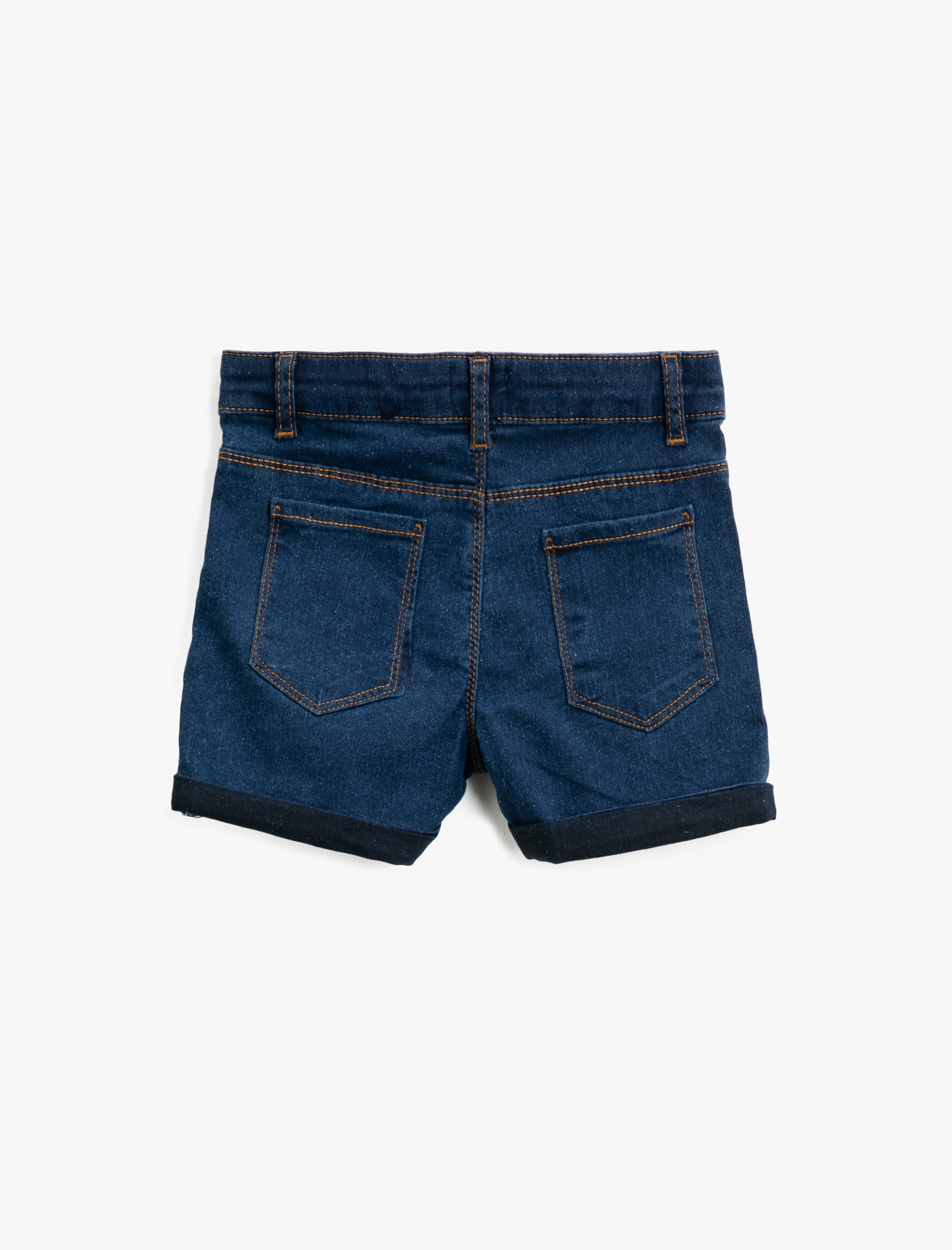 Kız Çocuk Pamuklu Jean Şort